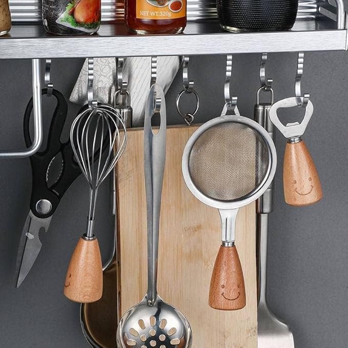 Kitchen Stand with Jar & Utensil Holder