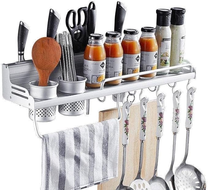 Kitchen Stand with Jar & Utensil Holder