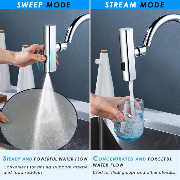 Rotating Splash-Proof Kitchen Faucet Bubbler